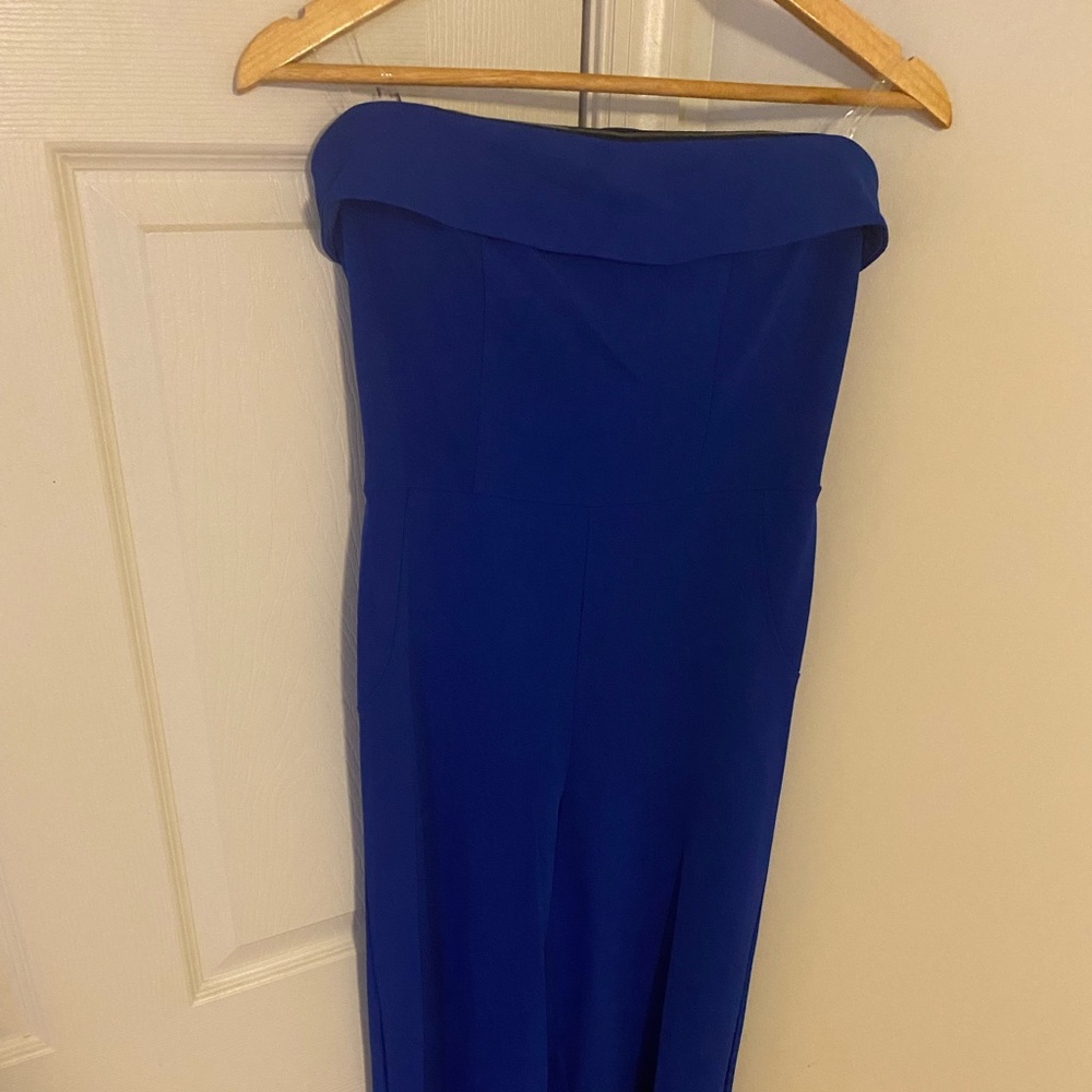 Strapless long jumpsuit